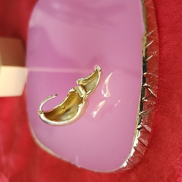 Goldtone Hoop Earrings - Picture 4 of 5